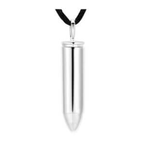 LoomisFuneralHome Merch Sterling Silver Bullet Pendant