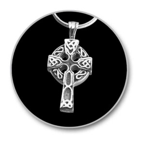 LoomisFuneralHome Merch Sterling Silver Celtic Cross Pendant