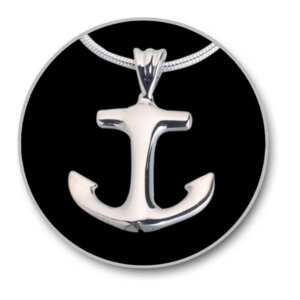 LoomisFuneralHome Merch sterling silver Anchor pendant
